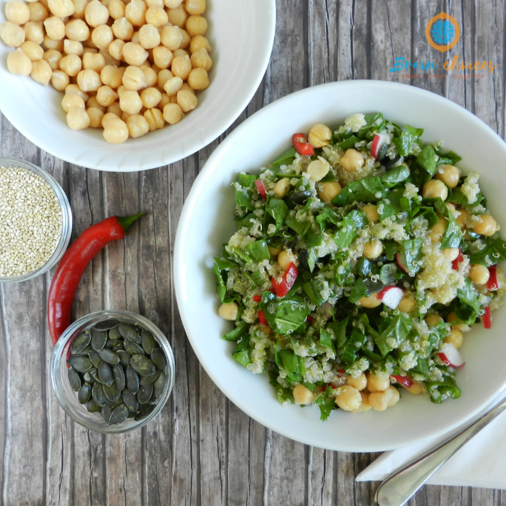 Quinoa and chickpea salad recipe